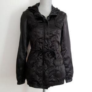 H&M Black Hooded Parka